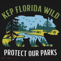 Keep Florida Wild Protect Our Parks Wildlife Apron thumb 3
