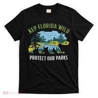 Keep Florida Wild Protect Our Parks Wildlife T-Shirt thumb 0