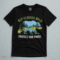 Keep Florida Wild Protect Our Parks Wildlife T-Shirt thumb 5