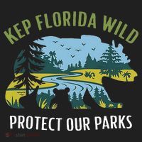 Keep Florida Wild Protect Our Parks Wildlife Beanie thumb 2