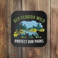 Keep Florida Wild Protect Our Parks Wildlife Coaster thumb 0