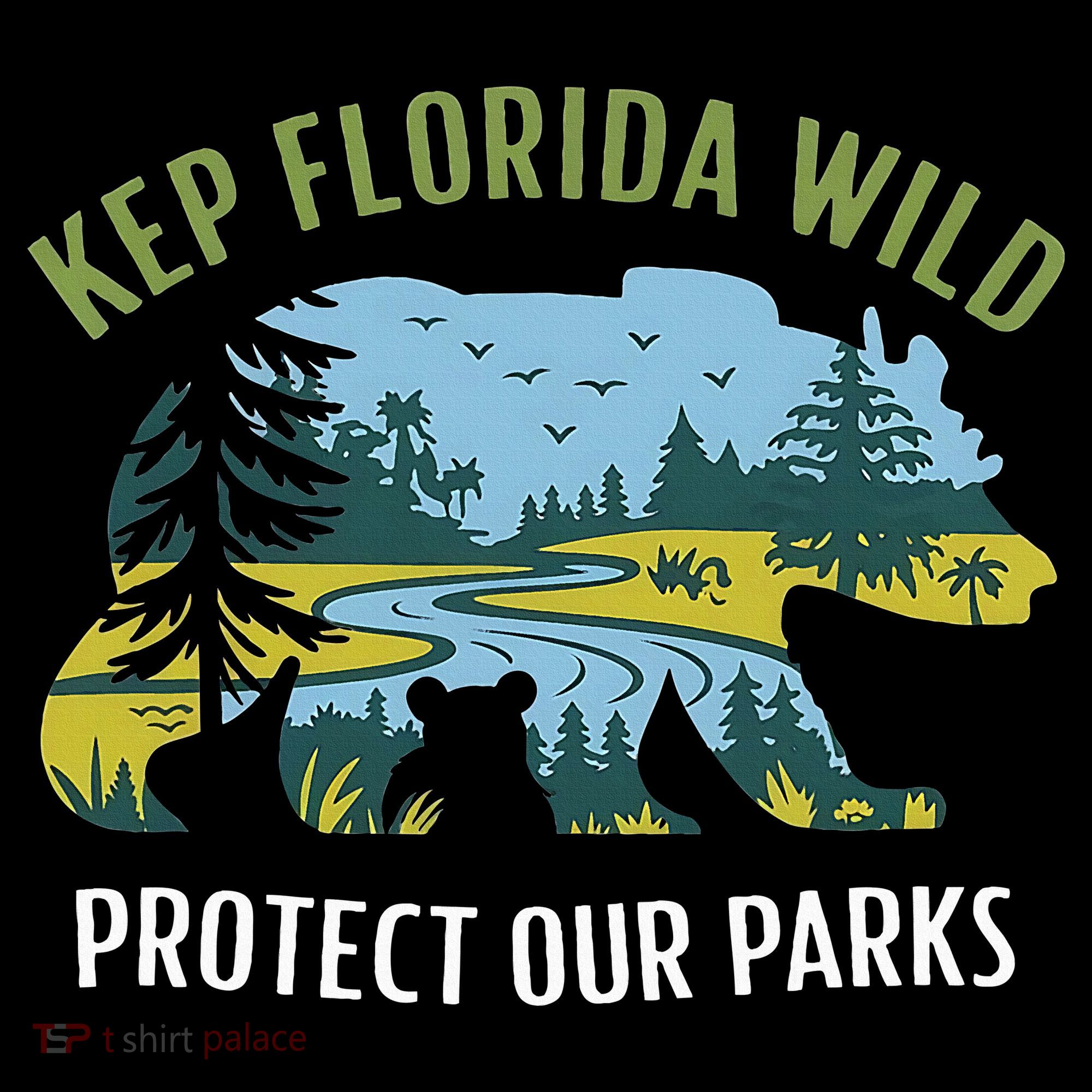 Keep Florida Wild Protect Our Parks Wildlife Women's Hoodie