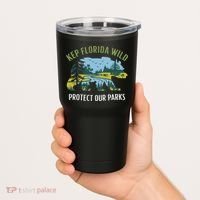 Keep Florida Wild Protect Our Parks Wildlife Tumbler thumb 2