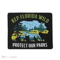 Keep Florida Wild Protect Our Parks Wildlife Mousepad thumb 0