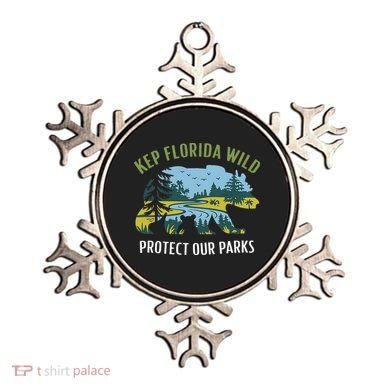 Keep Florida Wild Protect Our Parks Wildlife Ornament