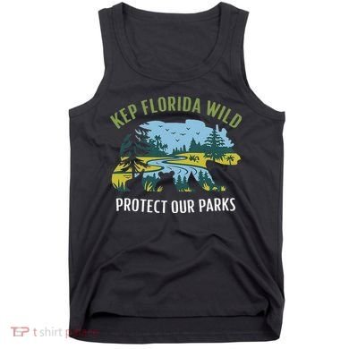Keep Florida Wild Protect Our Parks Wildlife Tank Top