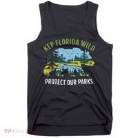 Keep Florida Wild Protect Our Parks Wildlife Tank Top thumb 0