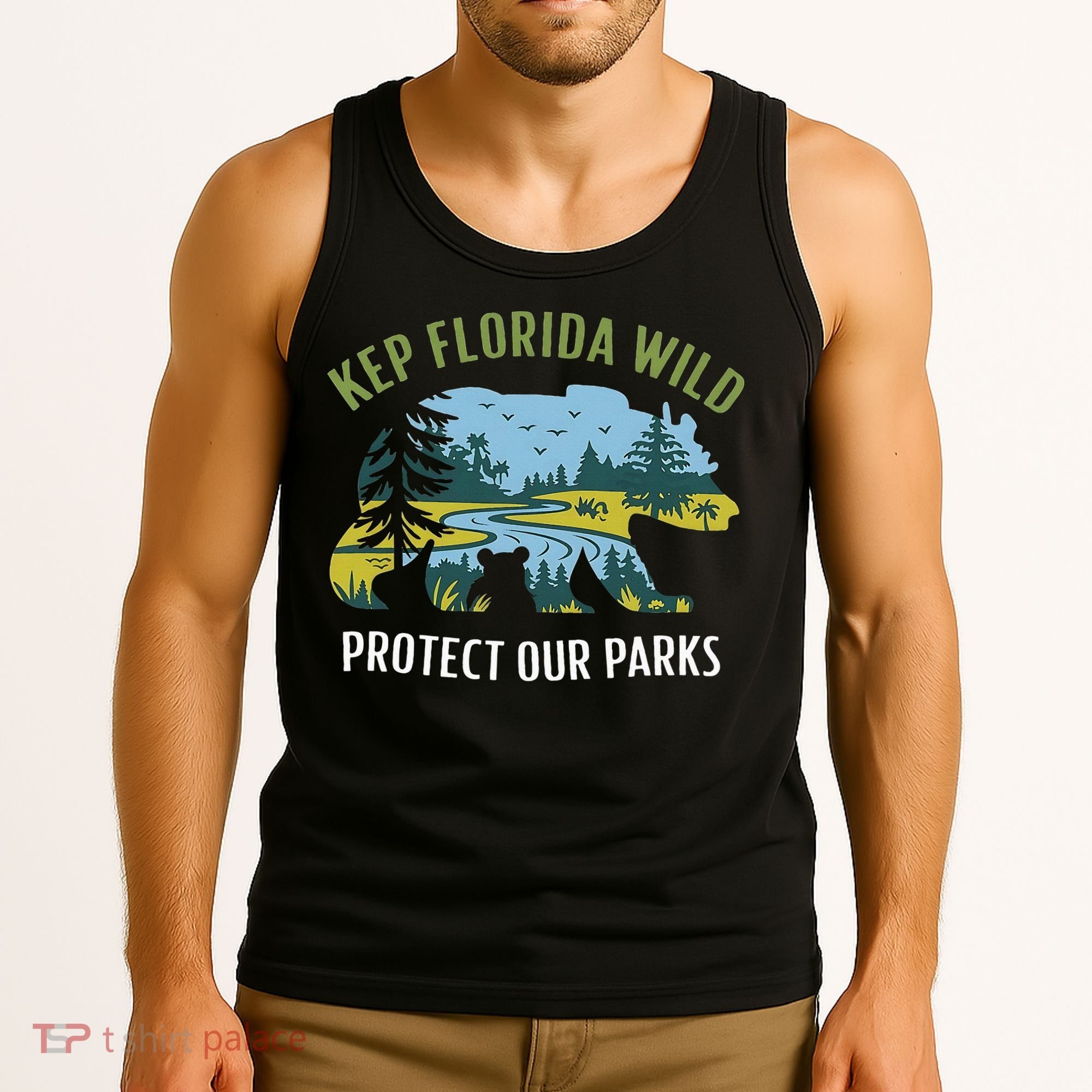 Keep Florida Wild Protect Our Parks Wildlife Tank Top