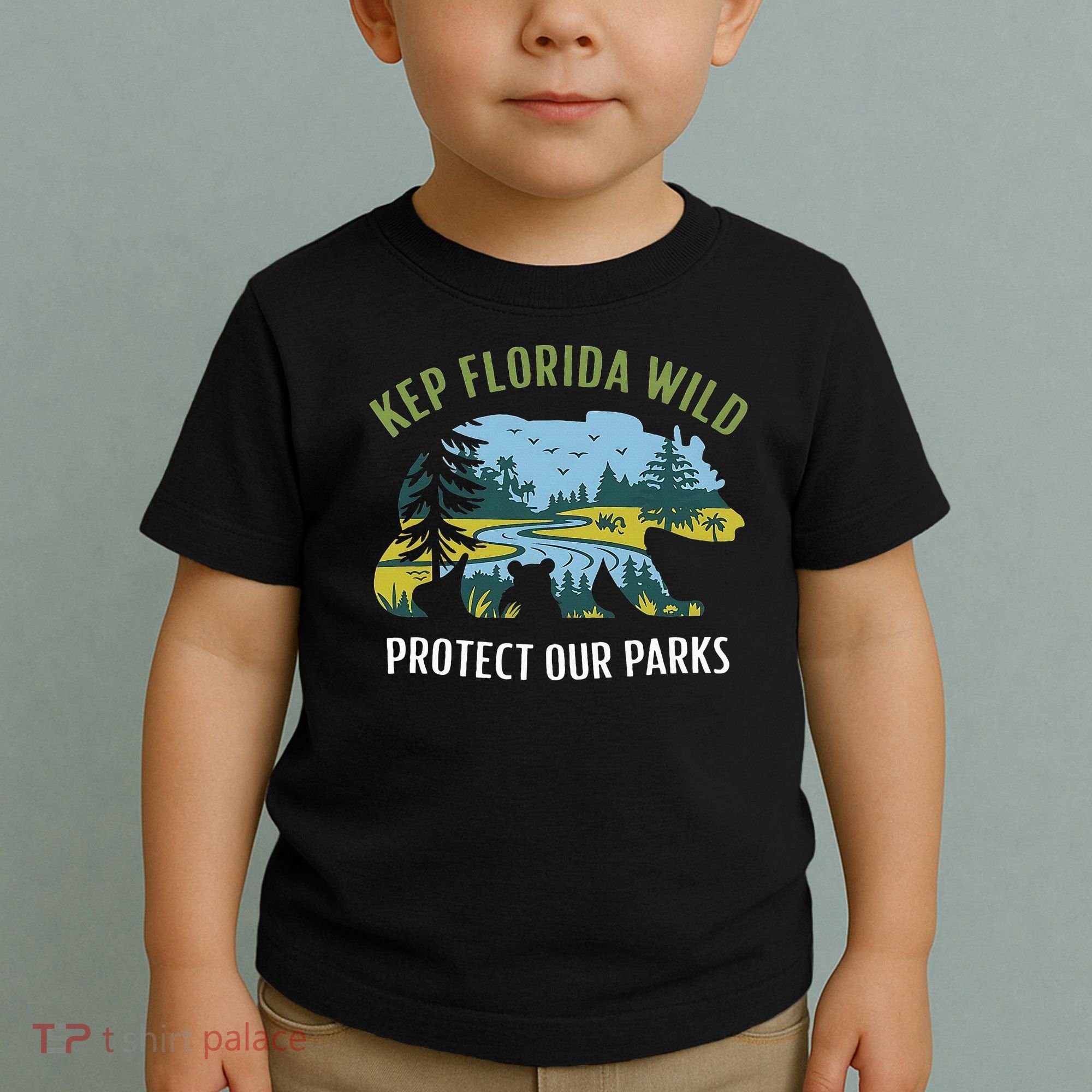 Keep Florida Wild Protect Our Parks Wildlife Toddler T-Shirt