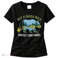 Keep Florida Wild Protect Our Parks Wildlife Women's T-Shirt thumb 0