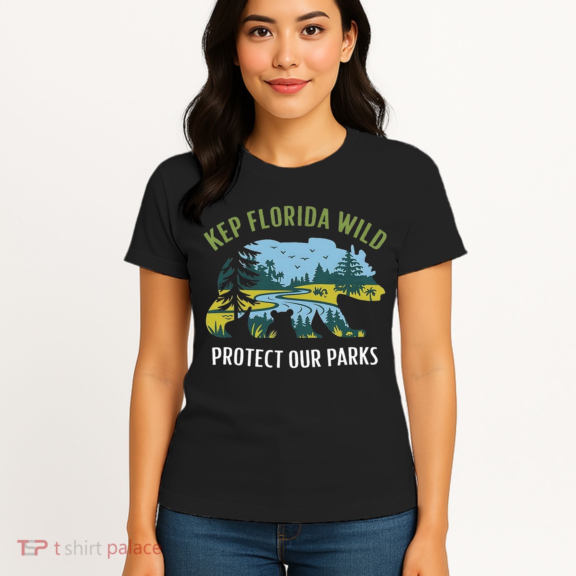 Keep Florida Wild Protect Our Parks Wildlife Women's T-Shirt