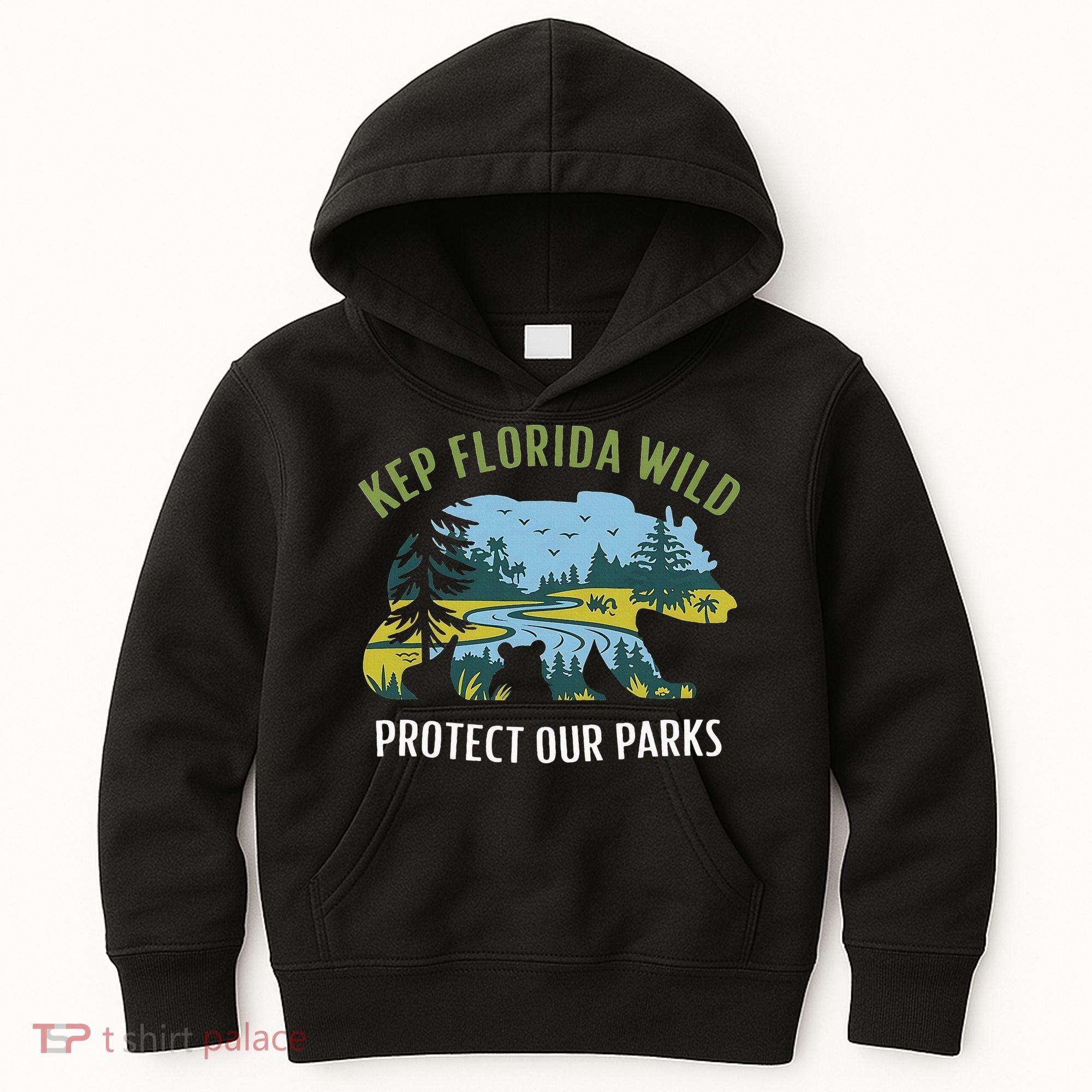 Keep Florida Wild Protect Our Parks Wildlife Kids Hoodie