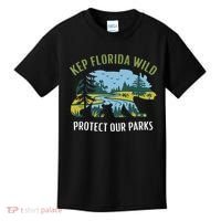 Keep Florida Wild Protect Our Parks Wildlife Kids T-Shirt thumb 0