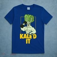Kale Fitness Weightlifter Vegan Vegetarian Gift T-Shirt thumb 5