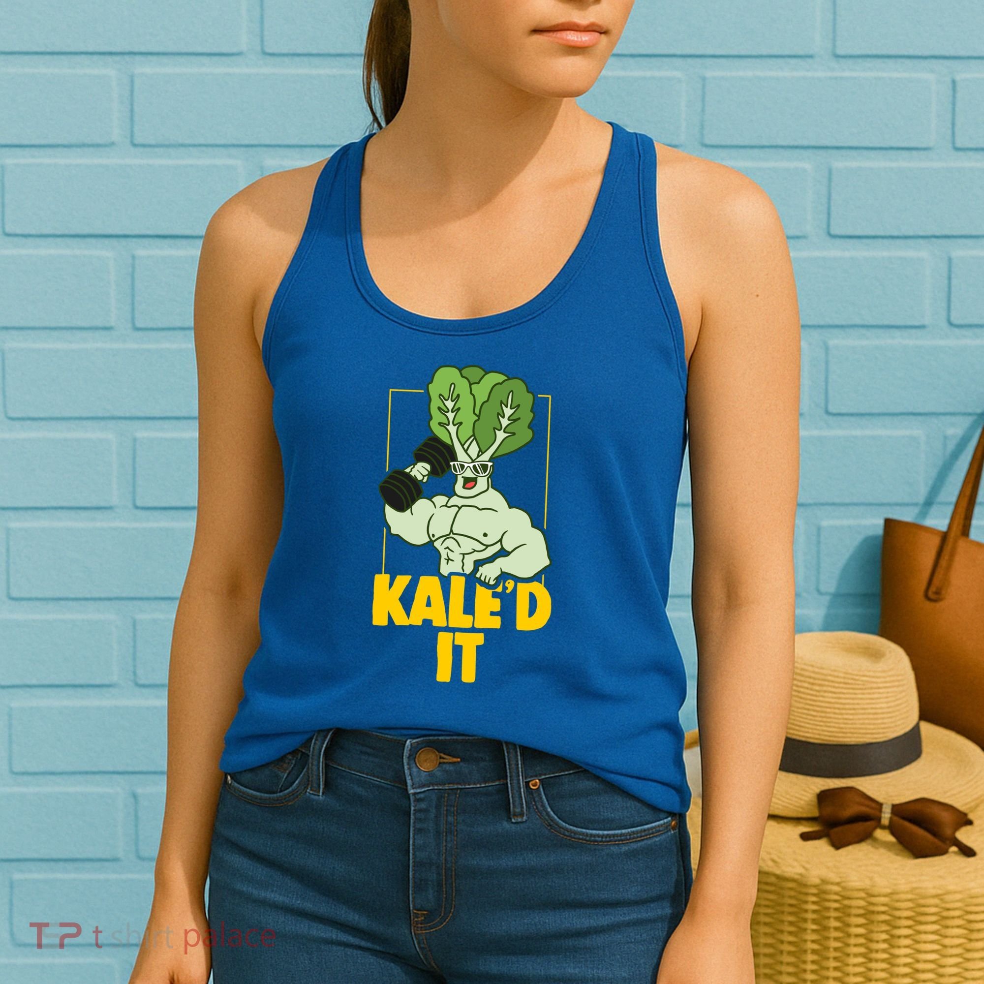 Kale Fitness Weightlifter Vegan Vegetarian Gift Women's Tank Top