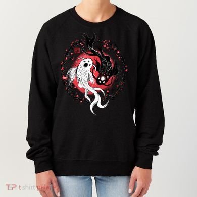 Koi Fish Ying Yang Japanese Women's Sweatshirt