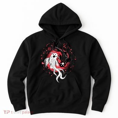 Koi Fish Ying Yang Japanese Hoodie