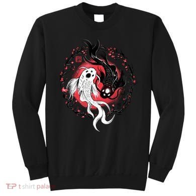 Koi Fish Ying Yang Japanese Sweatshirt