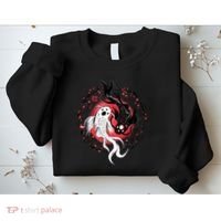 Koi Fish Ying Yang Japanese Sweatshirt thumb 2