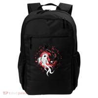 Koi Fish Ying Yang Japanese Backpack thumb 0