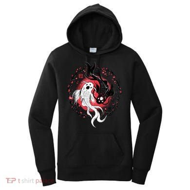 Koi Fish Ying Yang Japanese Women's Hoodie