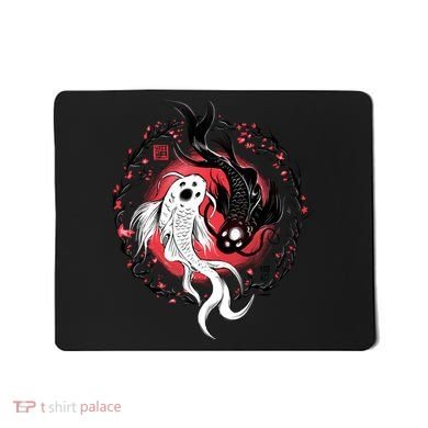 Koi Fish Ying Yang Japanese Mousepad