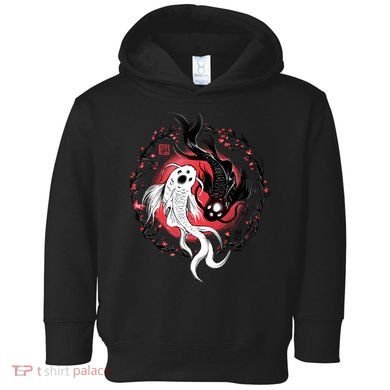 Koi Fish Ying Yang Japanese Toddler Hoodie