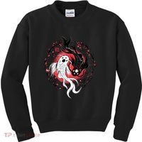 Koi Fish Ying Yang Japanese Kids Sweatshirt thumb 0