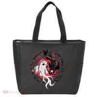 Koi Fish Ying Yang Japanese Tote Bag thumb 0