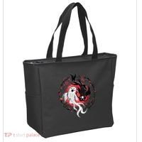 Koi Fish Ying Yang Japanese Tote Bag thumb 2