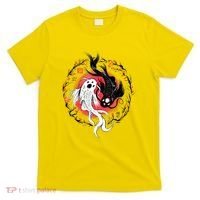 Koi Fish Ying Yang Japanese T-Shirt thumb 0