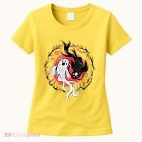 Koi Fish Ying Yang Japanese Women's T-Shirt thumb 0