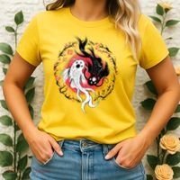 Koi Fish Ying Yang Japanese Women's T-Shirt thumb 2