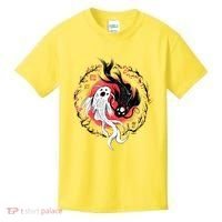 Koi Fish Ying Yang Japanese Kids T-Shirt thumb 0