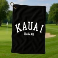Kauai Gift Aloha Hawaii Tribe Beach Gift Golf Towel thumb 1