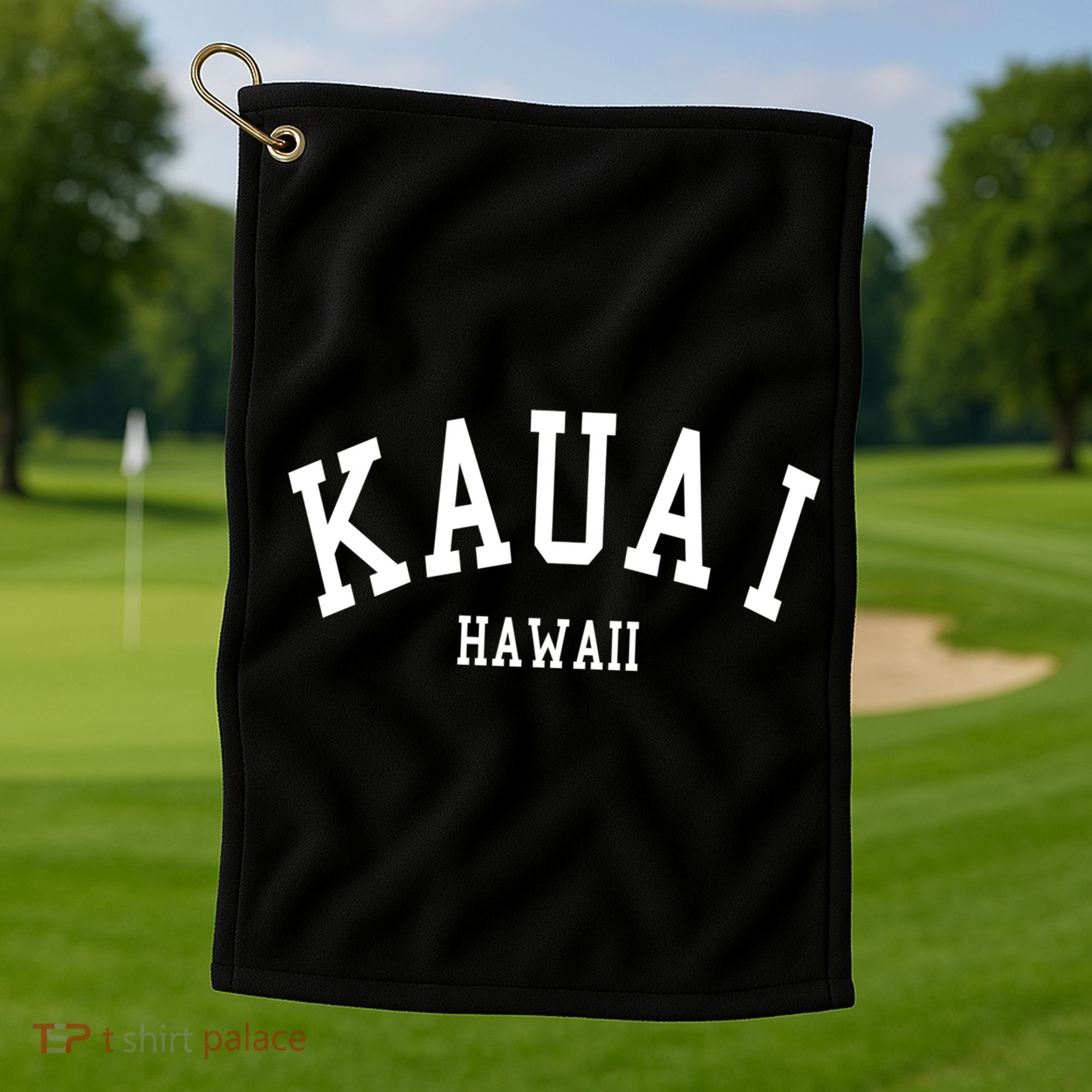Kauai Gift Aloha Hawaii Tribe Beach Gift Golf Towel