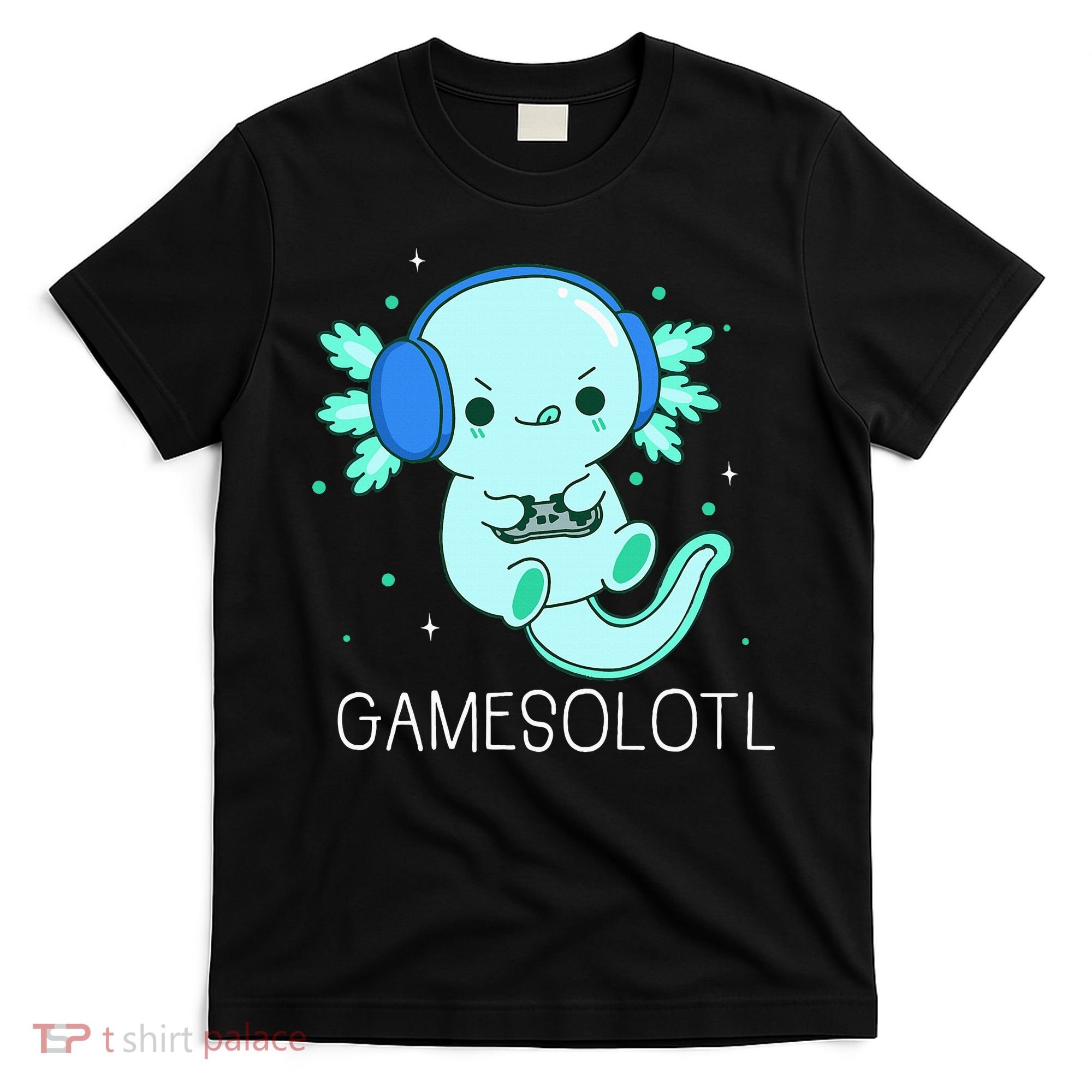 Kawaii Gamesolotl Axolotl Gamer Anime Gifts T-Shirt