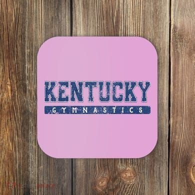 Kentucky Gymnastics Blue Coaster