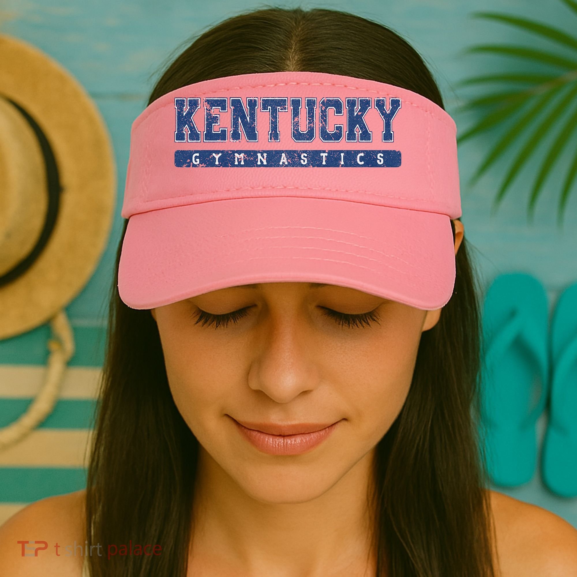 Kentucky Gymnastics Blue Visor