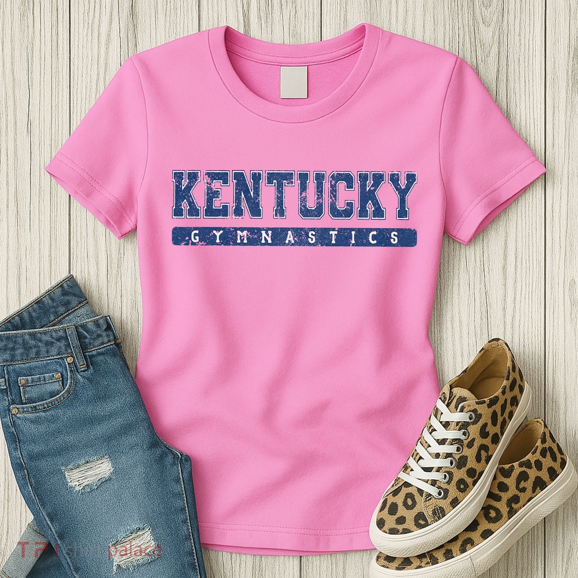 Kentucky Gymnastics Blue Women's T-Shirt