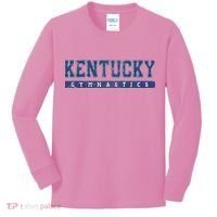 Kentucky Gymnastics Blue Kids Long Sleeve Shirt thumb 0