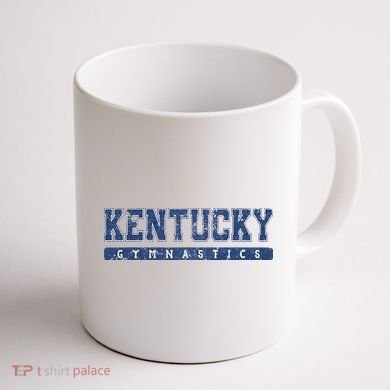 Kentucky Gymnastics Blue Coffee Mug back