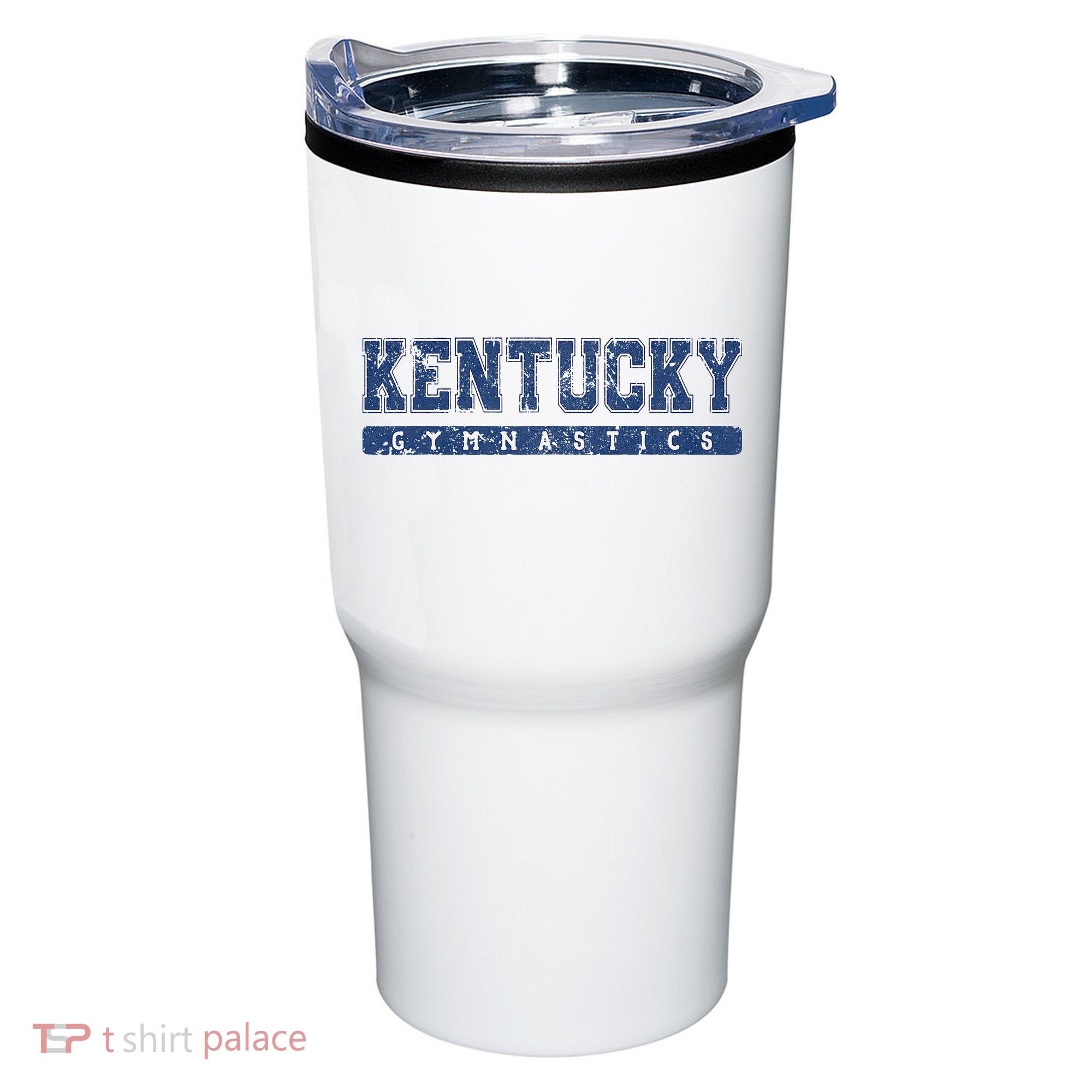 Kentucky Gymnastics Blue Tumbler