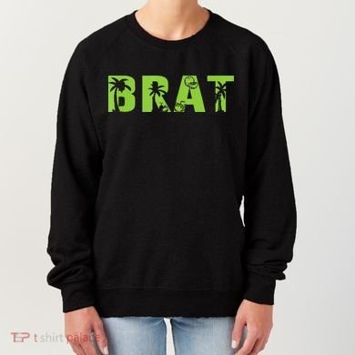 Kamala Green Brat Coconut Tree Summer Vibes Women's Sweatshirt
