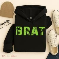 Kamala Green Brat Coconut Tree Summer Vibes Hoodie thumb 4