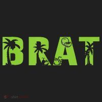 Kamala Green Brat Coconut Tree Summer Vibes Beanie thumb 2