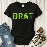 Kamala Green Brat Coconut Tree Summer Vibes Women's T-Shirt thumb 3