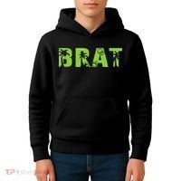 Kamala Green Brat Coconut Tree Summer Vibes Kids Hoodie thumb 4