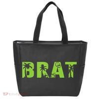 Kamala Green Brat Coconut Tree Summer Vibes Tote Bag thumb 0