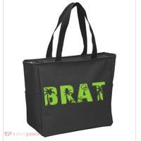 Kamala Green Brat Coconut Tree Summer Vibes Tote Bag thumb 2